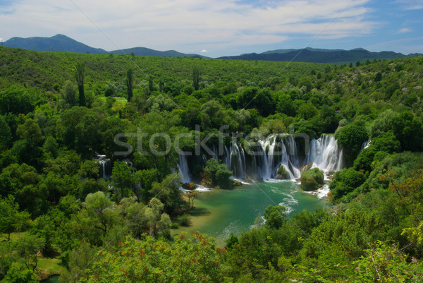 Kravica waterfall 10 Stock photo © LianeM