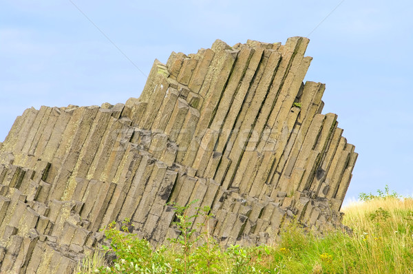 26 munte stâncă piatră coloană gri Imagine de stoc © LianeM