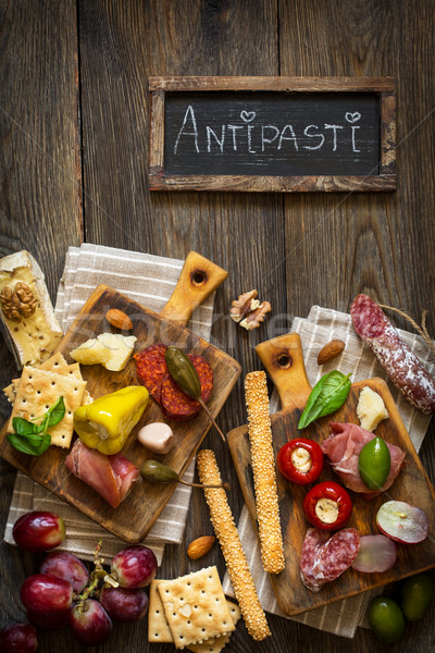 Best antipasto plate. Stock photo © lidante