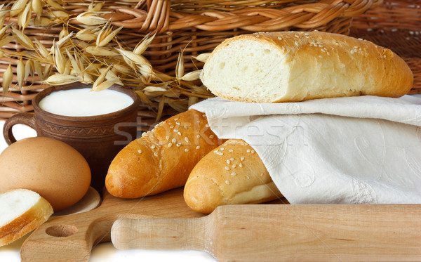 Homemade buns. Stock photo © lidante
