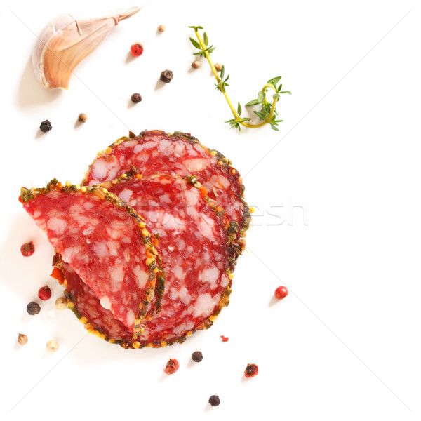 Stock photo: Salami.