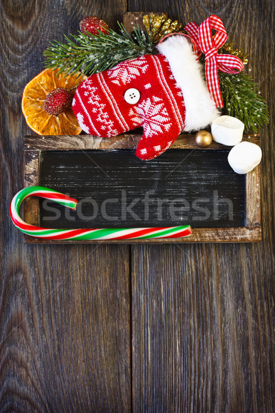 Crăciun decorativ roşu ramură textură Imagine de stoc © lidante