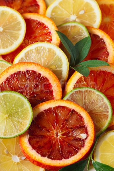 Cítricos colorido alimentos fondo naranja verde Foto stock © lidante