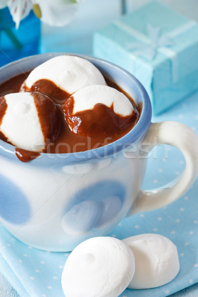 Chocolate drink with marshmallow. Stock photo © lidante