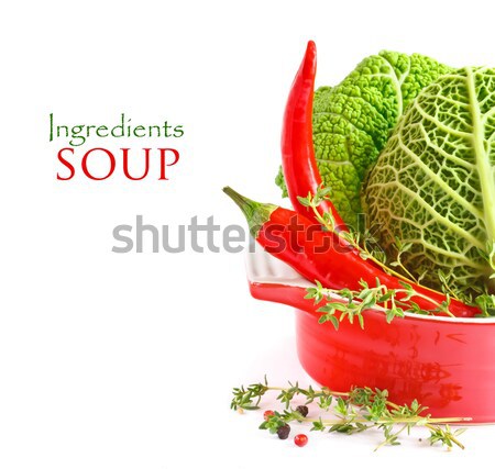 [[stock_photo]]: Chou · rouge · nature · maison · blanche · cuisson