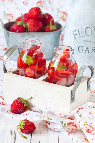 Strawberry lemonade. Stock photo © lidante