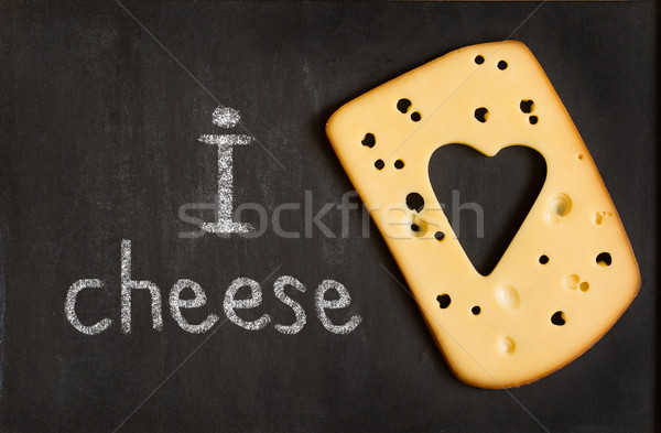 I love cheese. Stock photo © lidante