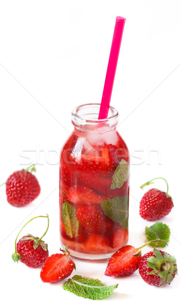 Strawberry drink. Stock photo © lidante
