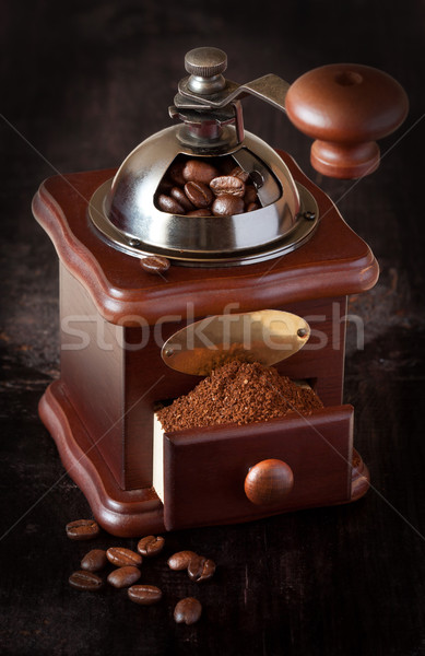 Vintage coffee grinder. Stock photo © lidante