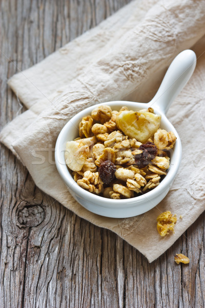 Caseiro granola saudável cereal velho Foto stock © lidante