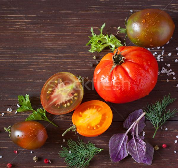 Frsh ripe tomatoes. Stock photo © lidante