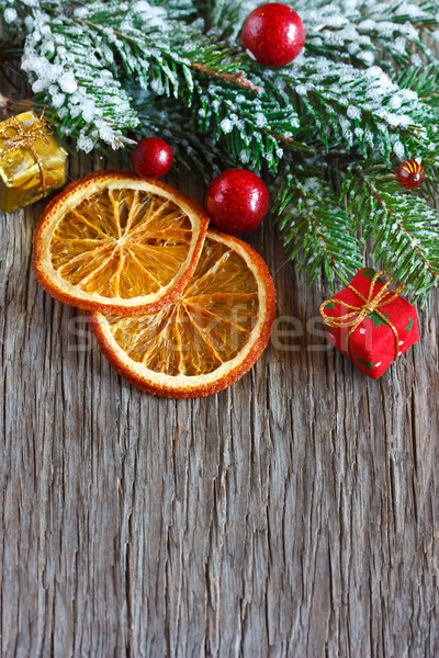 Foto d'archivio: Natale · piccante · decorazione · essiccati · arancione · fette