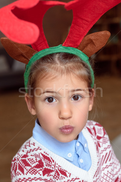 Foto stock: Criança · retrato · bonitinho · little · girl