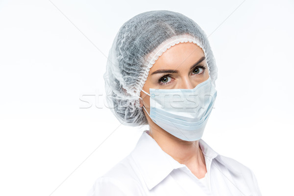 Doctor in medical mask Stock photo © LightFieldStudios