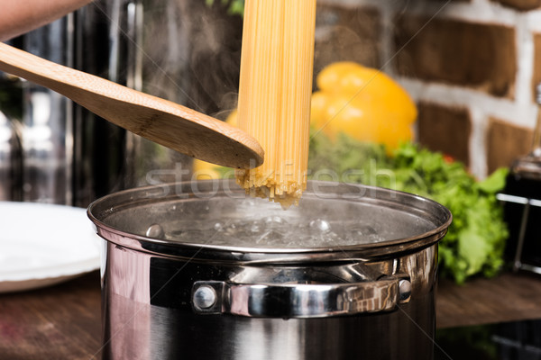 uncooked pasta Stock photo © LightFieldStudios
