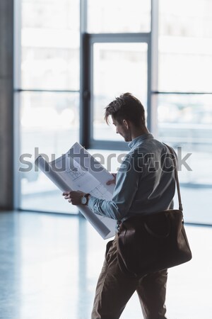 businessman working with desktop computer Stock photo © LightFieldStudios