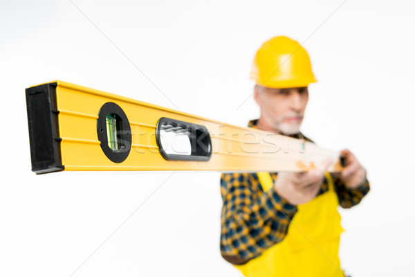 Nivel herramienta maduro amarillo Foto stock © LightFieldStudios