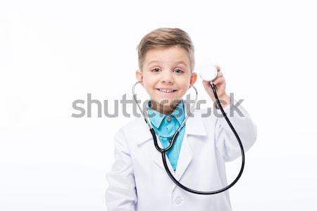 Boy in doctor costume Stock photo © LightFieldStudios