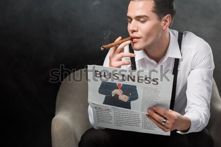 Man with digital tablet Stock photo © LightFieldStudios