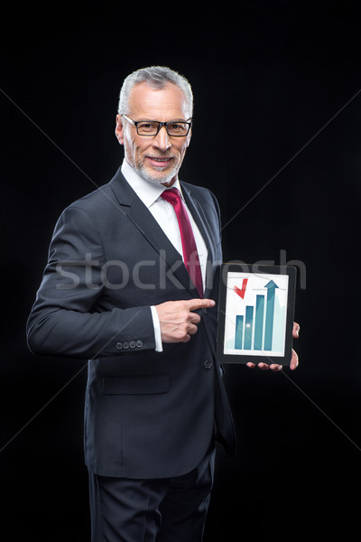 businessman wild digital tablet  Stock photo © LightFieldStudios