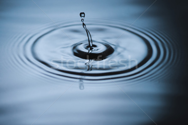 Splash powierzchnia wody kropla wody tle niebieski spadek Zdjęcia stock © LightFieldStudios