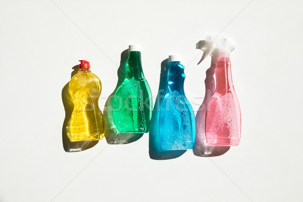 plastic bottles of cleaning fluids  Stock photo © LightFieldStudios