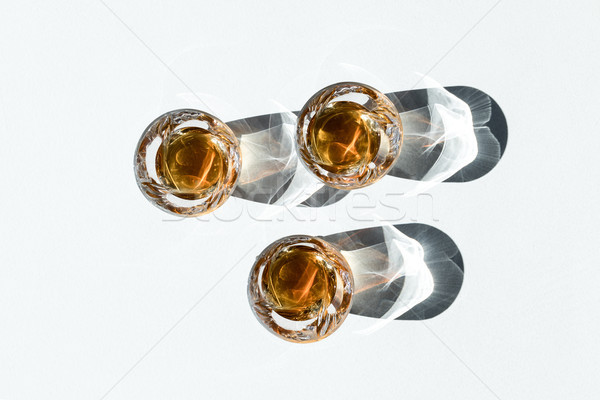 whiskey in glasses with shadows   Stock photo © LightFieldStudios