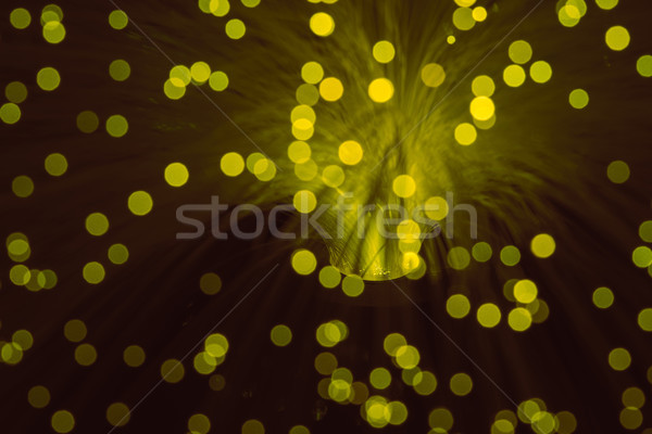 Wazig Geel vezel optica textuur Stockfoto © LightFieldStudios