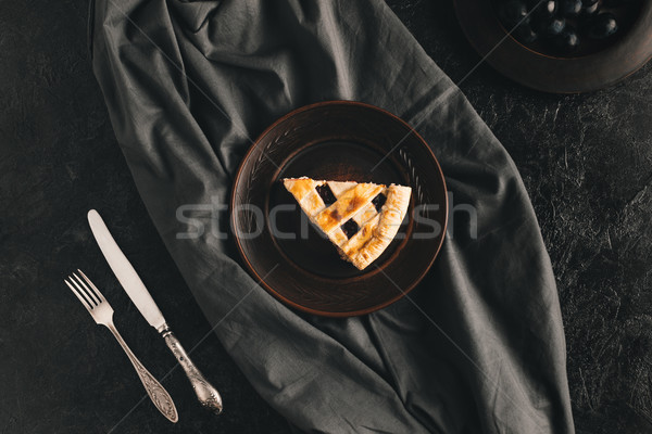 piece of homemade pie Stock photo © LightFieldStudios