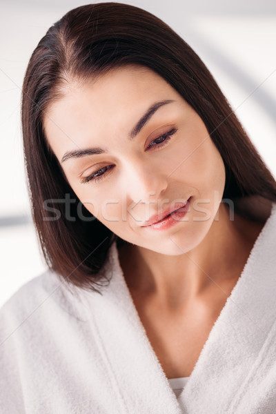 young woman with fresh skin Stock photo © LightFieldStudios