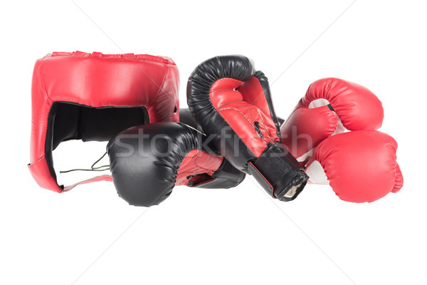 boxing gloves and headguard  Stock photo © LightFieldStudios