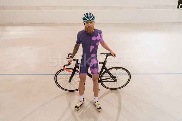 велосипедист шлема велосипед мнение Сток-фото © LightFieldStudios