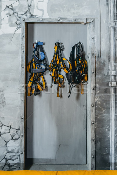 Climbing wall harnesses Stock photo © LightFieldStudios