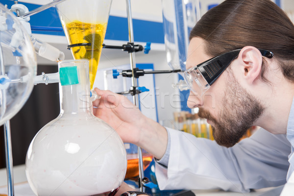 Scientist making experiment  Stock photo © LightFieldStudios