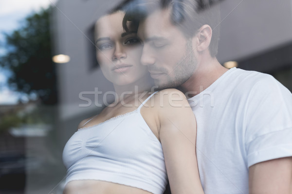 Sensual casal amor retrato homem Foto stock © LightFieldStudios
