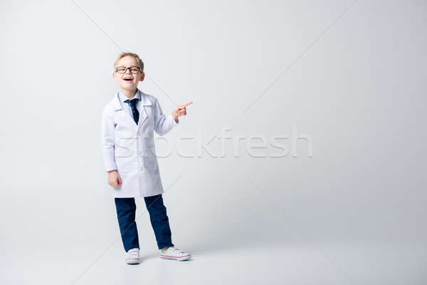 Boy playing doctor Stock photo © LightFieldStudios