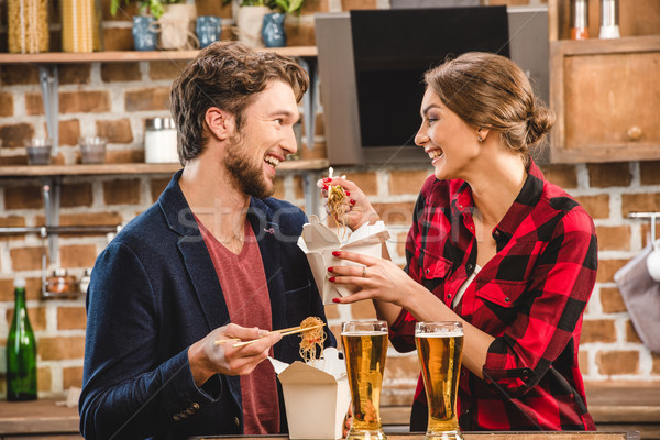 couple spending time together Stock photo © LightFieldStudios