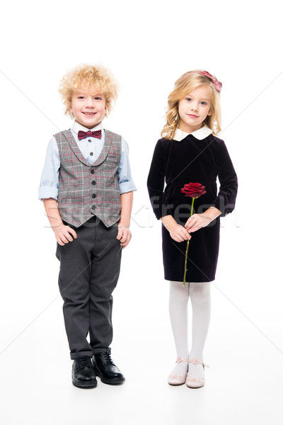 Beautiful children with flower   Stock photo © LightFieldStudios