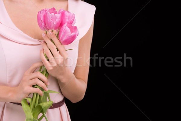 Görmek kadın elbise pembe Stok fotoğraf © LightFieldStudios