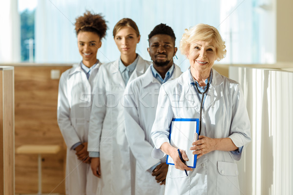 Stock photo: multiracial group of doctors