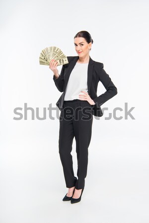 деловая женщина доллара улыбаясь молодые Сток-фото © LightFieldStudios