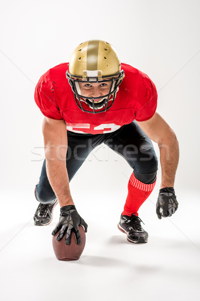Football player in protective sportswear Stock photo © LightFieldStudios