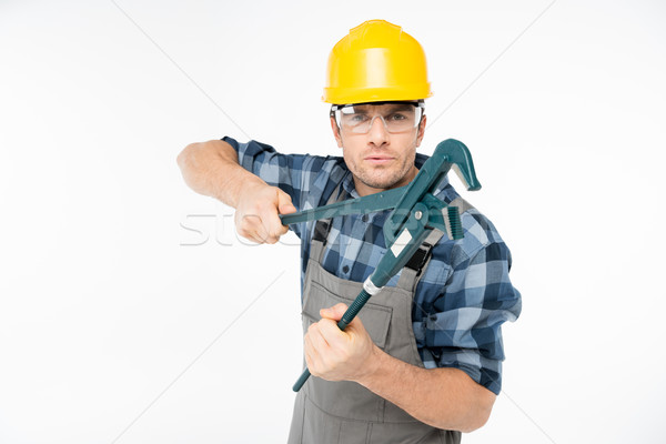 Professional construction worker Stock photo © LightFieldStudios
