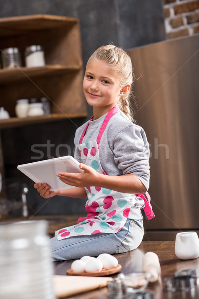 child with digital tablet Stock photo © LightFieldStudios