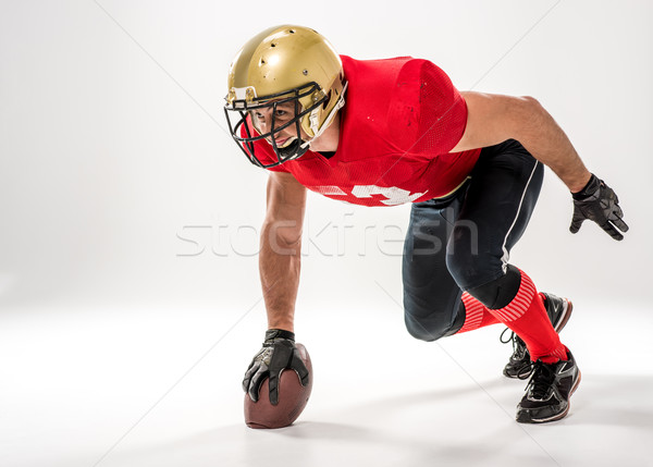 Football player in protective sportswear Stock photo © LightFieldStudios