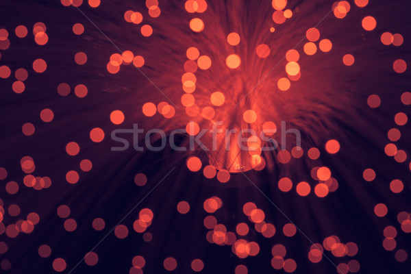 blurred glowing red fiber optics texture  Stock photo © LightFieldStudios