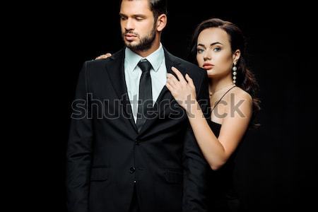 Hermosa sensual Pareja retrato elegante ropa Foto stock © LightFieldStudios