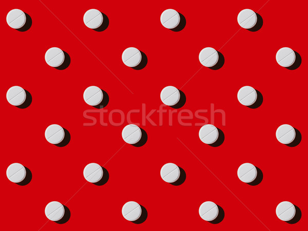 Stock fotó: Fehér · közelkép · kilátás · minta · tabletták · gyógyszertár