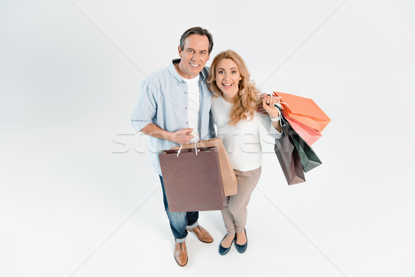 Heureux âge moyen couple souriant Photo stock © LightFieldStudios