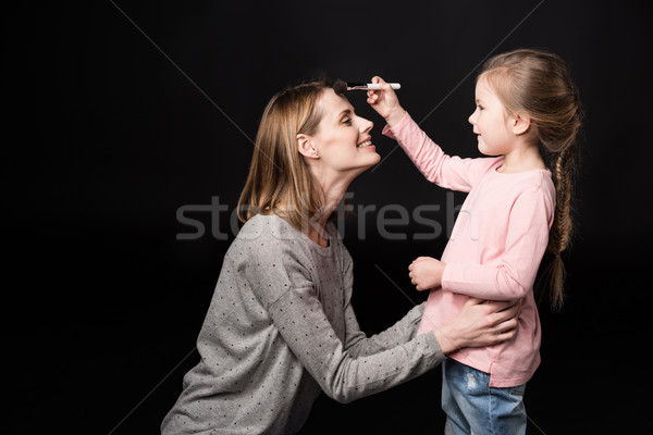 母親 娘 適用 化粧 愛らしい ストックフォト © LightFieldStudios